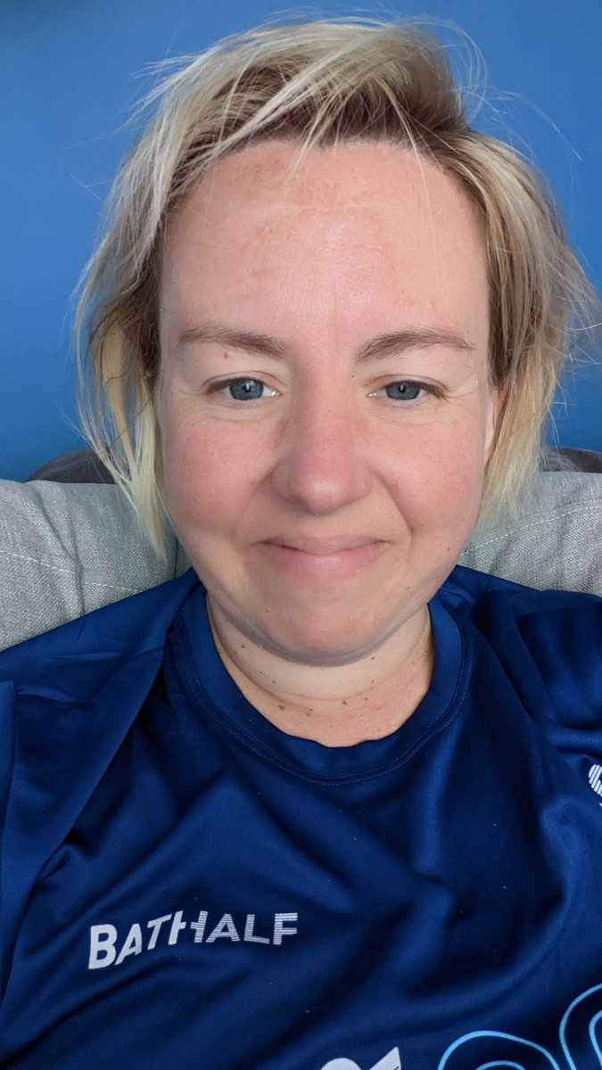 My6Percent's tweet photo. Had a great day yesterday. Perfect weather for a jog. Did feel like the new route was more uphill, though I may just be getting old. Hoping next year they change the finish line - stumbling up that hill. Ouch #bathhalf #bathalf https://t.co/XAAd9ow9BR