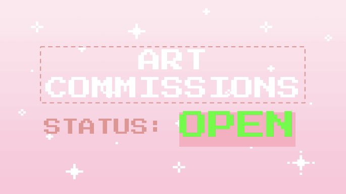ART COMMISSIONS OPEN! PRESS THE LINK FOR ALL THE INFO: docs.google.com/presentation/d…