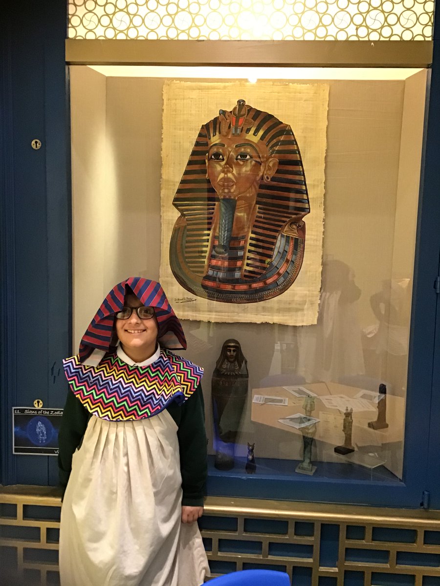 Great time at Bagshaw Museum, consolidating our work on the Ancient Egyptians! #bagshawmuseum#lovehistory#ancient