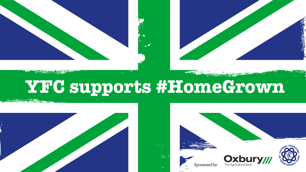Let’s celebrate everything YFC! It’s #NationalYoungFarmersWeek 2022, supported by <a href="/OxburyBank/">Oxbury bank</a> and we’re excited to officially launch #HomeGrown and to share positive messages about British food and farming! 🙌

We can't wait to see all of your posts too! 😊