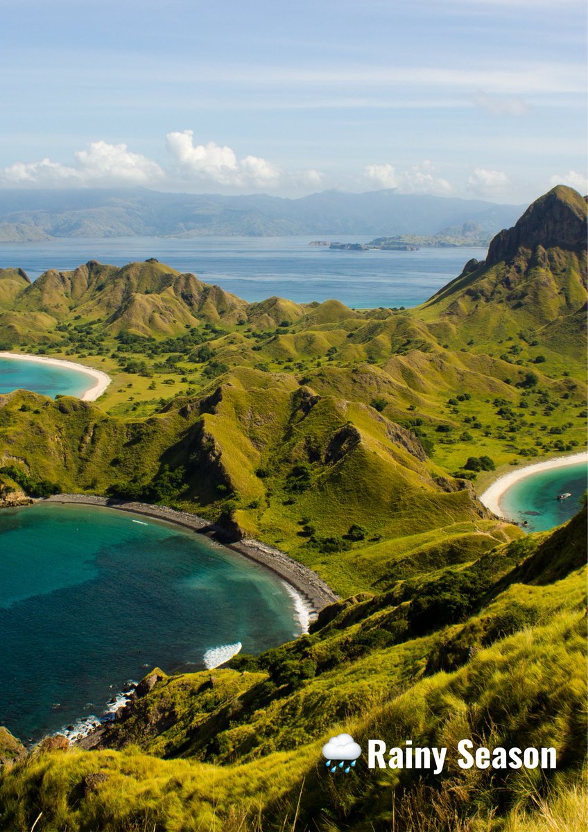 ❤️Like if you love Padar Island in dry season 🔁Retweet if you love Padar Island in rainy season