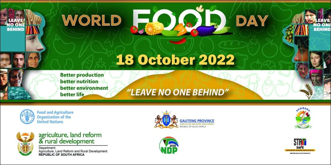 DOAgov_ZA's tweet photo. The Minister of Agriculture, Land Reform and Rural Development, Ms Thoko Didiza, will on Tuesday, 18 October 2022 commemorate the World Food Day at the Sedibeng District Municipality City Hall, Vereeniging, Gauteng.
Media Advisory link: https://t.co/dtPH32PU62 https://t.co/HYBWXWdAp7
