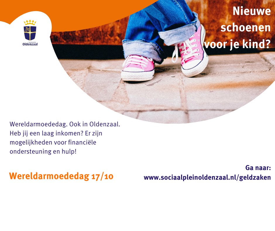 Heb jij een laag inkomen? Kijk op sociaalpleinoldenzaal.nl/geldzaken welke ondersteuning er mogelijk is. Of ga langs bij het Sociaal plein Oldenzaal in het stadhuis, je kunt zo doorlopen!

#wereldarmoededag #energiecrisis #armoede #samenzijnweoldenzaal