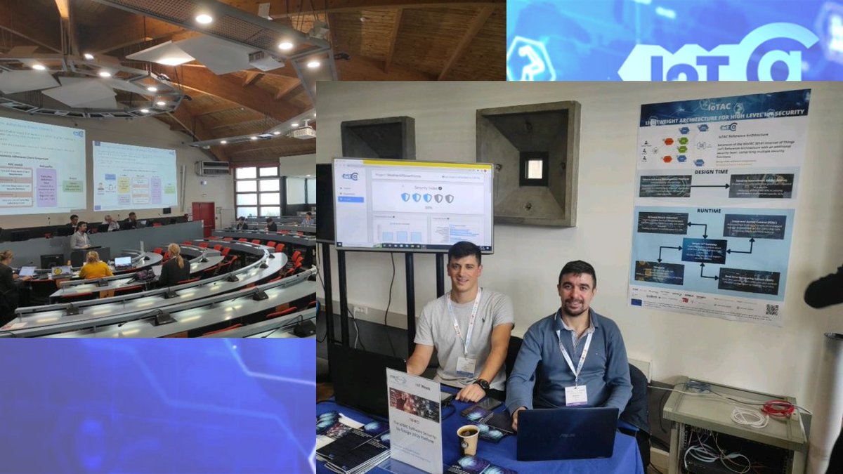 IoTACproject's tweet image. Our colleagues @siavvasm and @kalouptsoglou participated at #ETSIIoTWeek2022 where they demonstrated and presented the #IoTAC Software Security by Design (#SSD) Platform developed by our partner @CERTHellas.