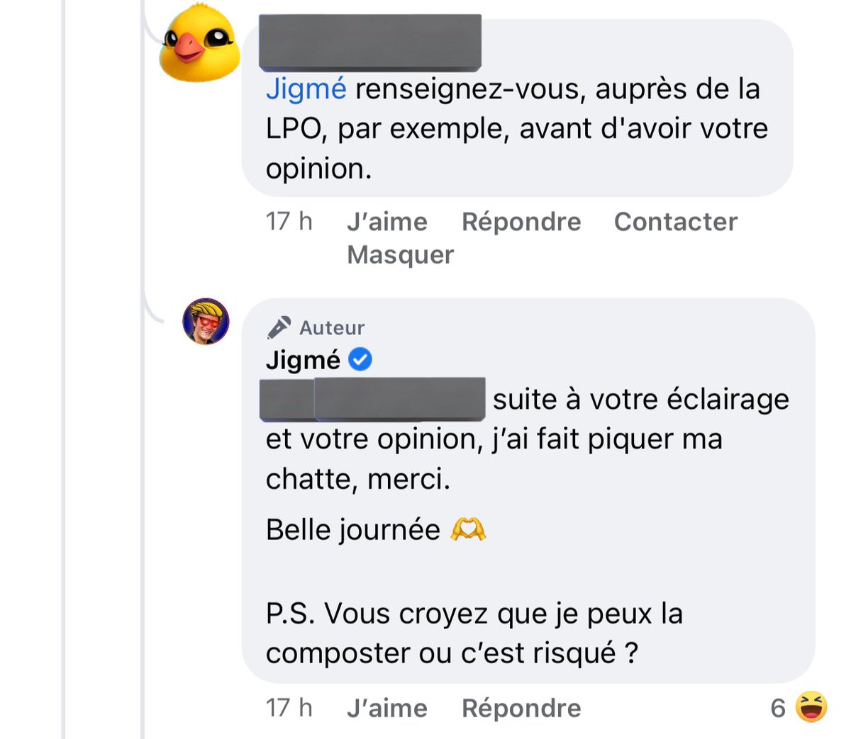 ClichesDeJigme's tweet photo. Y’a de drôles d’oiseaux dans les commentaires de ma vidéo potager tour https://t.co/0l5nuwaaWy