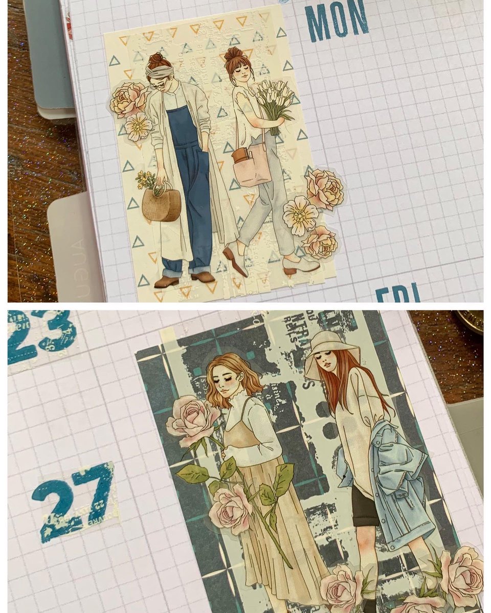 BujoStudyLove's tweet photo. A week in August in my bullet journal. ππ¦ #bujoweekly
#showmeyourplanner #bulletjournal #PETtape #floralwashi #kirara #girlwashi #windryr #heidiswapp #windryramadhina #creativeplanner #memoryplanner #PETtape #bulletjournalweekly #loveforanalogue #ζε
· #ζεΈ³ #plannersupplies https://t.co/hPxBKf5TNC