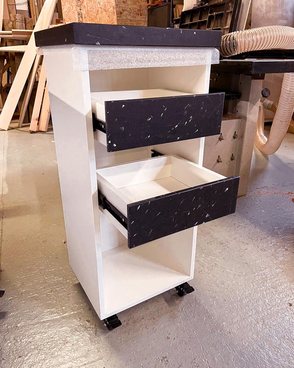 dorset_hutmaker's tweet photo. A very familiar project, although it’s been a while, it’s always an absolute pleasure to work with @LushLtd on custom projects for their many spas, treatment areas, and stores! 

These handy storage trolleys went off last week! 👍🏼 https://t.co/AeKmfxXMbb