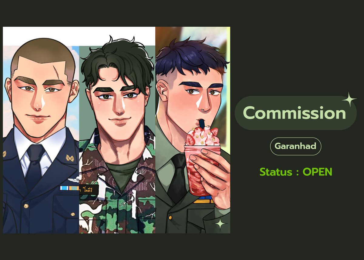 Garanhad's tweet image. [pls rt 🙏✨] 

Commission Open 
ราคาเริ่มต้น 200 
สนใจหรืออยากสอบถาม DM ได้เลยค่ะ ❤️
ดูเพิ่มเติมได้ในนี้ค่า →️ bit.ly/3T68SDv

#commissionTH #commissionisopen #คมชโฮมุ้  #รับวาดรูป