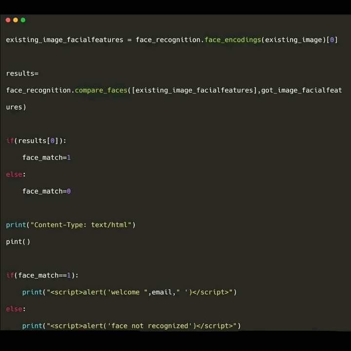 hapaujanjatu's tweet image. Face login Using python
Installation:
pip install cgi-tools
pip install pybase64
pip install face-recognition

#SecurityCode #CodingStudents 
#PythonCoding #PythonCoder
#PythonTips #5021Tips 
#HapaUjanjaTu  #Jifunze