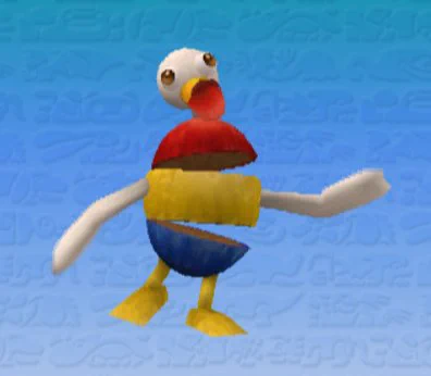today's lil' dude of the day is the ducken from the monster rancher series!! 