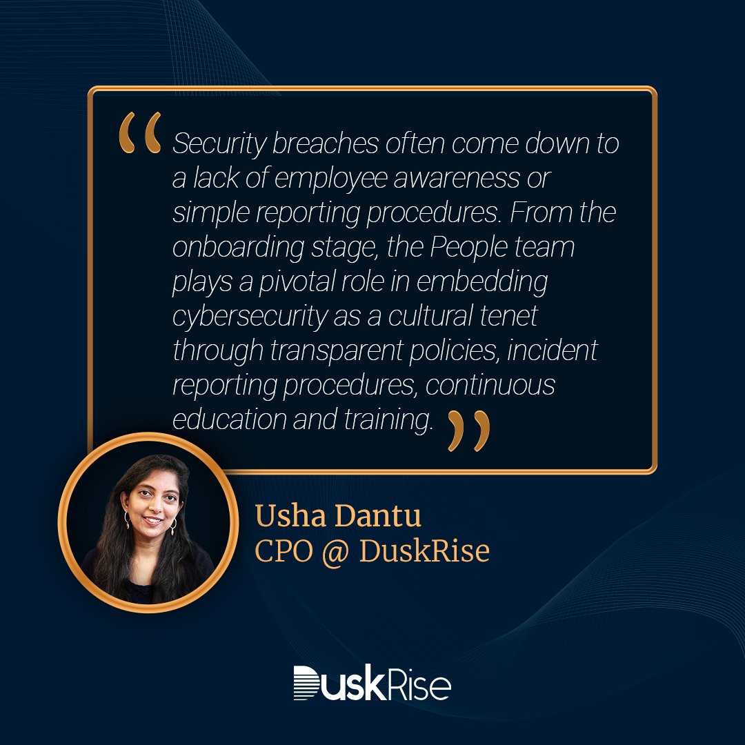 When people and technology work together - magic happens. 

The input of the People team is crucial for developing effective #reporting procedures, #cyberhygiene policies, and maximizing cybersecurity #awareness and shared responsibility among employees. 
#CybersecurityAwareness