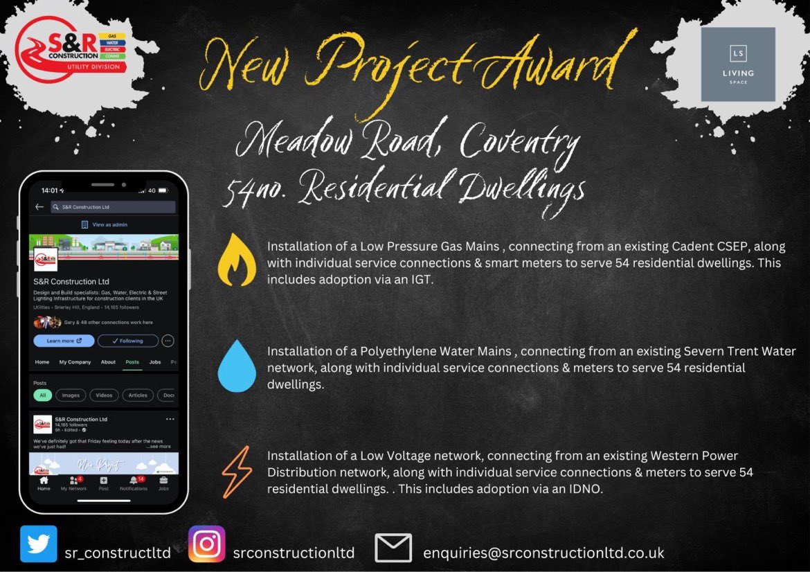 sr_constructltd's tweet image. Monday morning, new contract awarded ✅ 
Many thanks to @living_housing for the continued trust you put in ourselves 🤝🏻