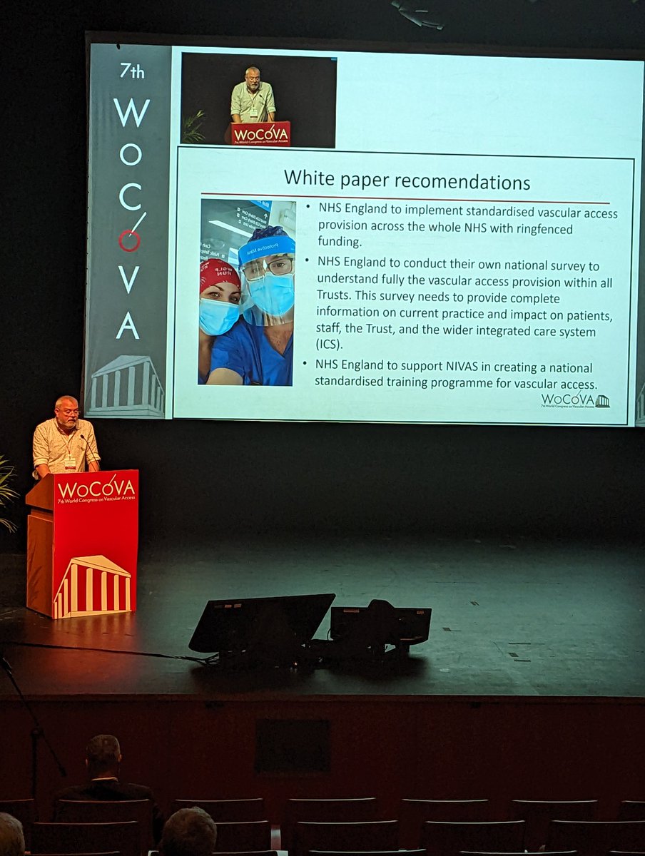FairhurstColin's tweet image. Day 2 at @WoCoVA. @IV_Nurse presenting on the white paper recommendations and collaborative working. @NIVAS_tweets Nice job Andrew!