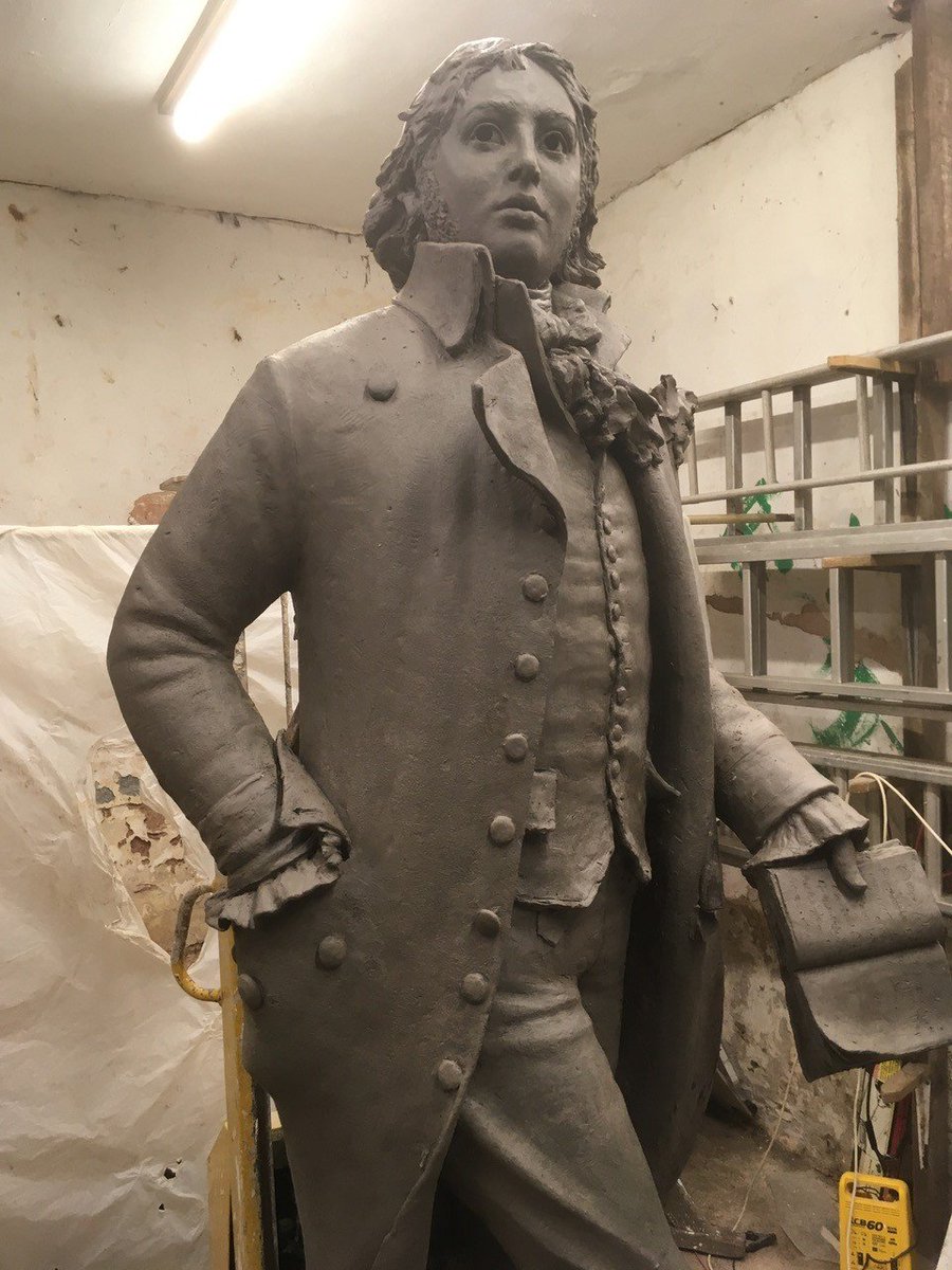 FriendsofSTC's tweet photo. The memorial statue of Samuel Taylor Coleridge will be unveiled on 21st October, 2022 – his 250th birthday anniversary. The unveiling will take place at St Mary’s Church in Ottery, the home of his birth. Everyone is welcome to attend the actual unveiling at the church (11.00am). https://t.co/EgMOBC0xmZ