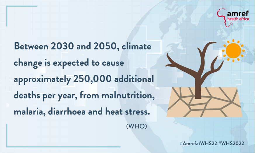 Amref Health Africa (@amref_worldwide) on Twitter photo Between 2030 and 2050, climate change is expected to cause approximately 250,000 additional deaths per year from malnutrition, malaria, diarrhoea and heat stress. #WHS2022 #AmrefatWHS22 <a href="/WorldHealthSmt/">World Health Summit</a> Between 2030 and 2050, climate change is expected to cause approximately 250,000 additional deaths per year from malnutrition, malaria, diarrhoea and heat stress. #WHS2022 #AmrefatWHS22 <a href="/WorldHealthSmt/">World Health Summit</a>