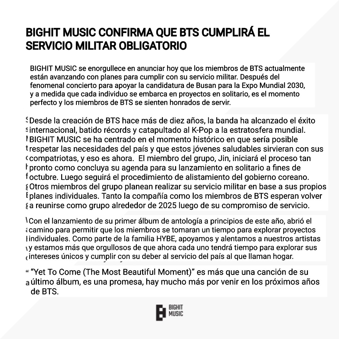 <a href="/BIGHIT_MUSIC/">BIGHIT MUSIC</a> EN ESPAÑOL ✏️
