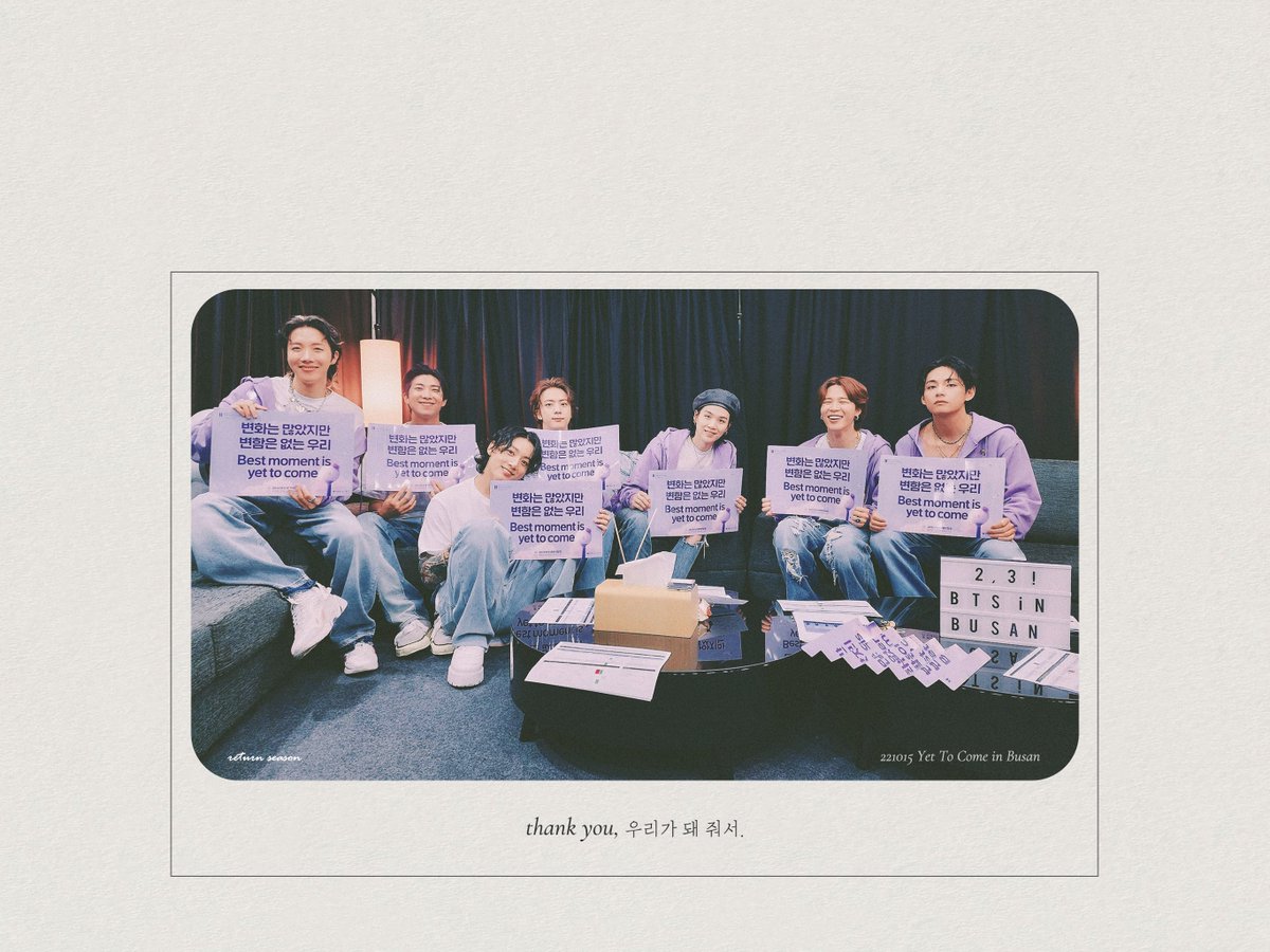 return_season's tweet photo. 사랑해, 2년금방이지. 이제 믿음을 보여줄 시간 
(❁´▽`❁)💜 https://t.co/F9F6zcTqft