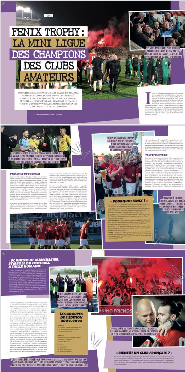 Fenix fans in France can read a focus on our tournament in the latest @OnzeMondial What is the Fenix Trophy? A review of last season and look ahead to this campaign and why no French clubs?