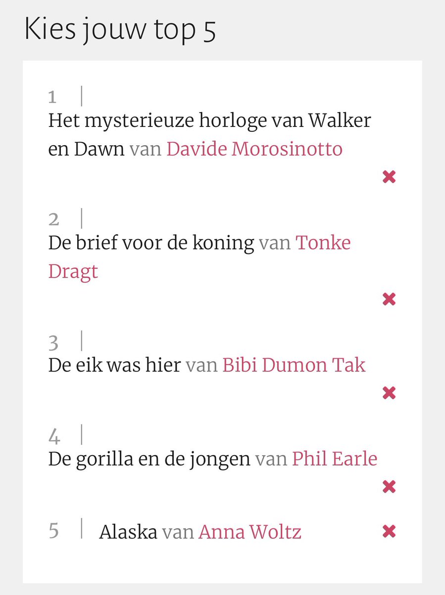 peterrietman's tweet photo. Mijn lijstje met top 5 kinderboeken voor dit jaar. #hebban #deGV100 https://t.co/HvkflWX1cr