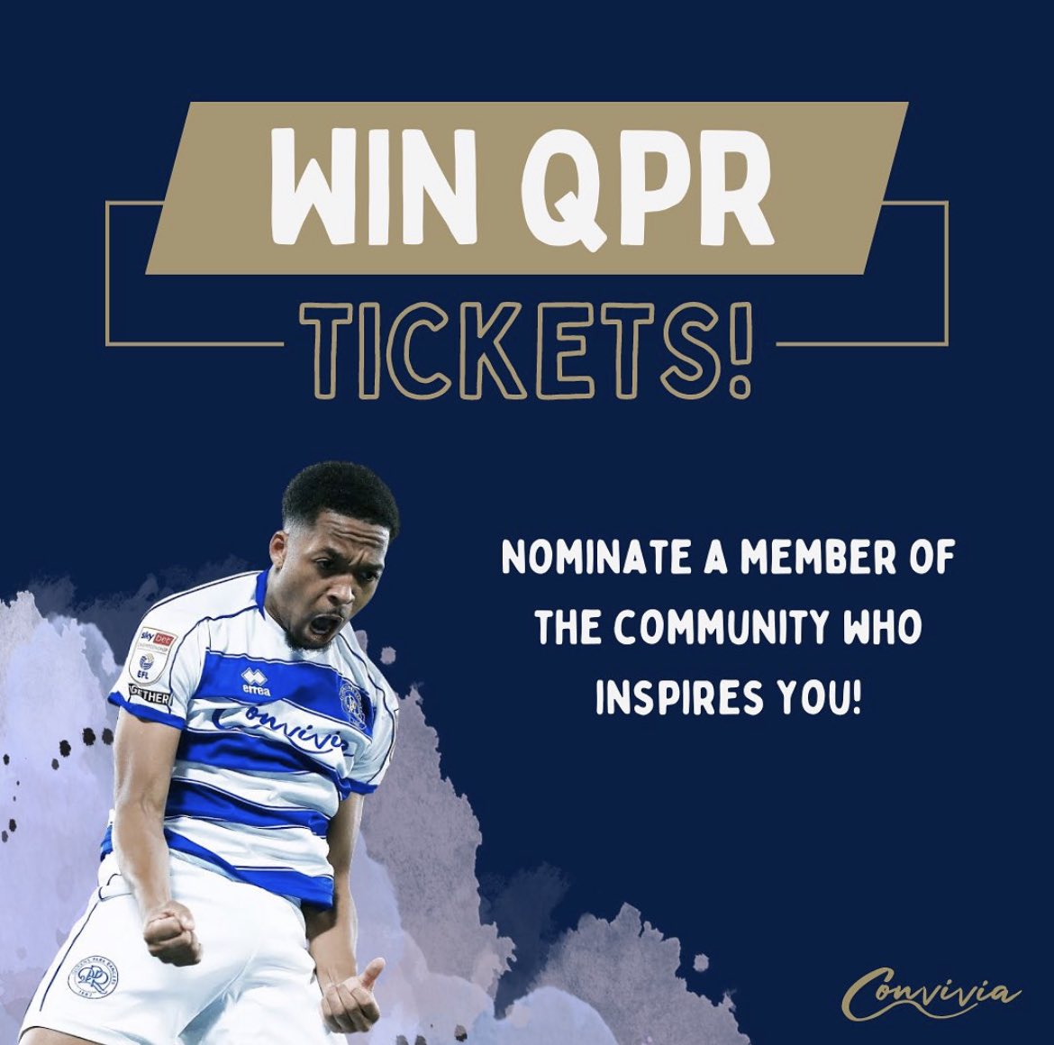 Head over to our Instagram to enter now! 

instagram.com/werconvivia/

#qpr #football #win #competition #winner #footballmatch #footballtickets <a href="/QPR/">QPR FC</a>