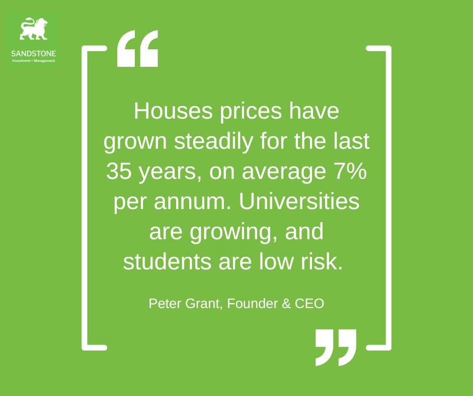 Sandstone_UK's tweet photo. For years the UK has experienced a shortage of housing, which keeps house prices rising. This has proven that residential property in the UK is resilient and has low volatility. Find out how to invest in the UK market: https://t.co/HTgwyqtUPY #studenthousing #investmentproperty https://t.co/qfdacX6vt4