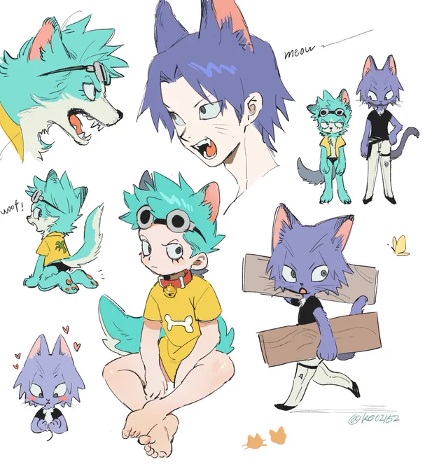 摸 