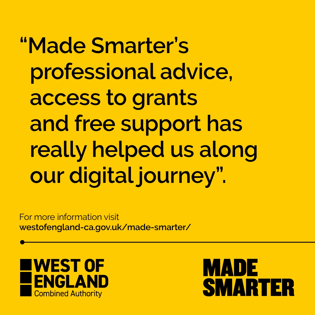 wearegrowth's tweet photo. Are you a manufacturing SME in the West of England looking to improve capacity?

👍Maximise efficiency? 

👍Reduce lead times? 

👍Increase profit? 

👍Upskill employees? 

Find out how we can help.

Start your Made Smarter journey today, visit https://t.co/RzqnM5K6bX https://t.co/X6sTnFoQcj