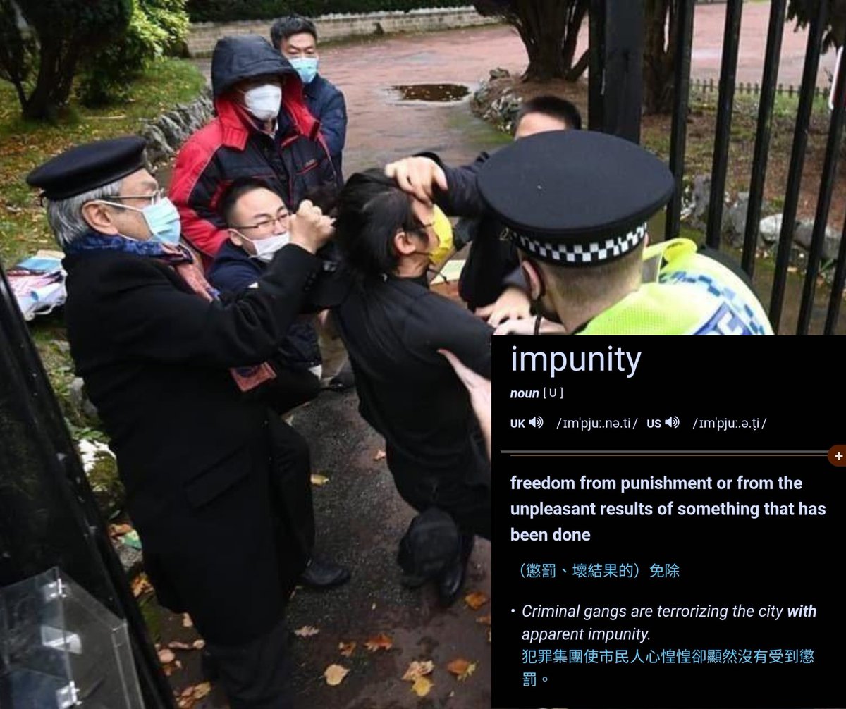 Imagine you're outside of chinese consulate in Victoria. You'd like to  express your view about CCP by demonstrating some drawings and you being dragged into the compound and beaten up. 

Do you know what this imply if it happened without the presence of VicPolice &amp; reporters?
