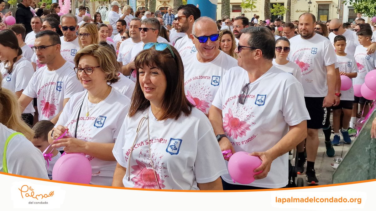 AytoLaPalmaCdo's tweet photo. 💟Nunca te rindas💟Casi 1.300 personas han participado en la VI Marcha Solidaria contra el cáncer. Promovida por las Asociación contra el cáncer "La Vida" La Palma del Condado 

💟Laura Albarrán ha sido quien ha dado lectura del manifiesto

💟Salud para tod@s💟 https://t.co/0fRMAzqDoI