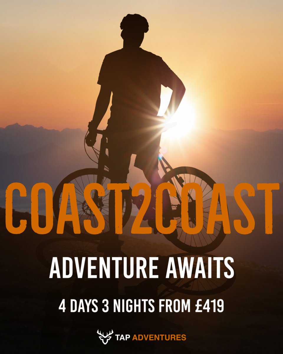 The UK's most popular challenge cycle route starting at the Irish Sea in the west and finishing at the North Sea in the East. 
Book now for 2023

tapadventures.co.uk/adventures/bik…

#cycle #cyclingadventure #coast2coast #c2c #tapadventures #travel #uktravel #cyclingchallenge