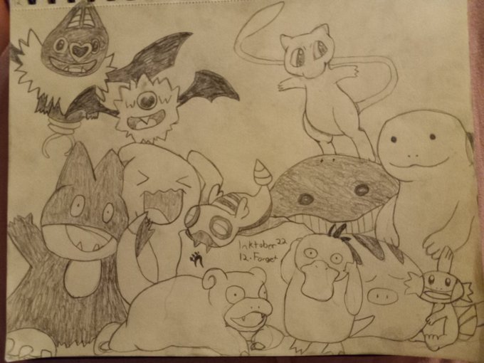 Got prompt 12 done for #inktober2022! 12 was forget so i did pokemon who all naturally learn amnesia<a href="/tag/inktober2022"class="tags">#inktober2022</a><a href="/tag/drawing"class="tags"><span>#drawing</span></a><a href="/tag/pokemon"class="tags"><span>#pokemon</span></a><a href="/tag/inktober"class="tags"><span>#inktober</span></a><a href="/tag/pokemonfanart"class="tags"><span>#pokemonfanart</span></a>