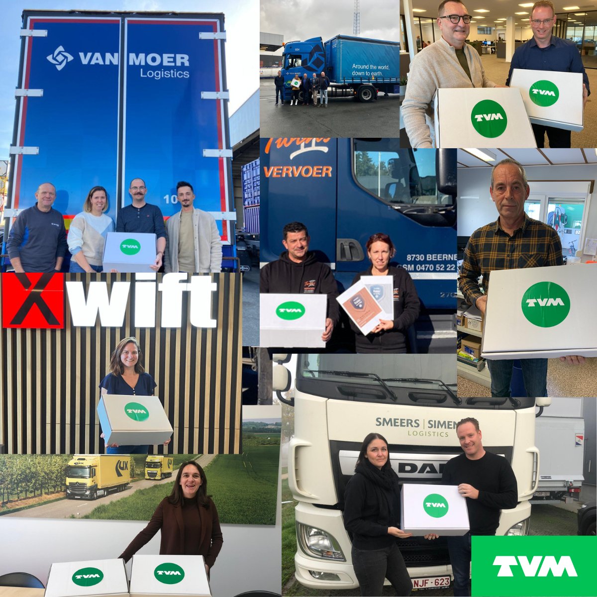 Afgelopen zaterdag ontvingen maar liefst 386 Ridders van de Weg een culinaire verrassingsbox aan hun voordeur.  🚛
Met deze dinerbox willen we hen bedanken voor hun bijdrage aan een betere verkeersveiligheid.

➡️  tvm.be/nl/nieuws/pers…

#TVMBelgium #RiddersvandeWeg