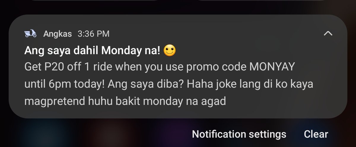 heyitsrow011's tweet photo. Same feels, Angkas 😂 https://t.co/QcUedQWI3Y
