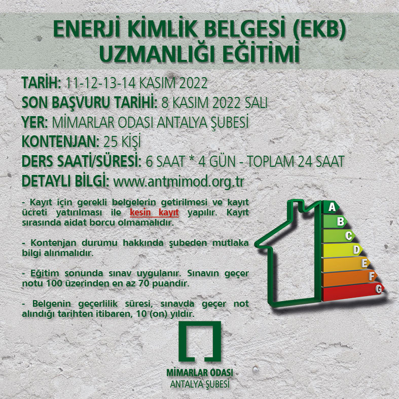 Mimarlar Odası Antalya Şubesi tweet media