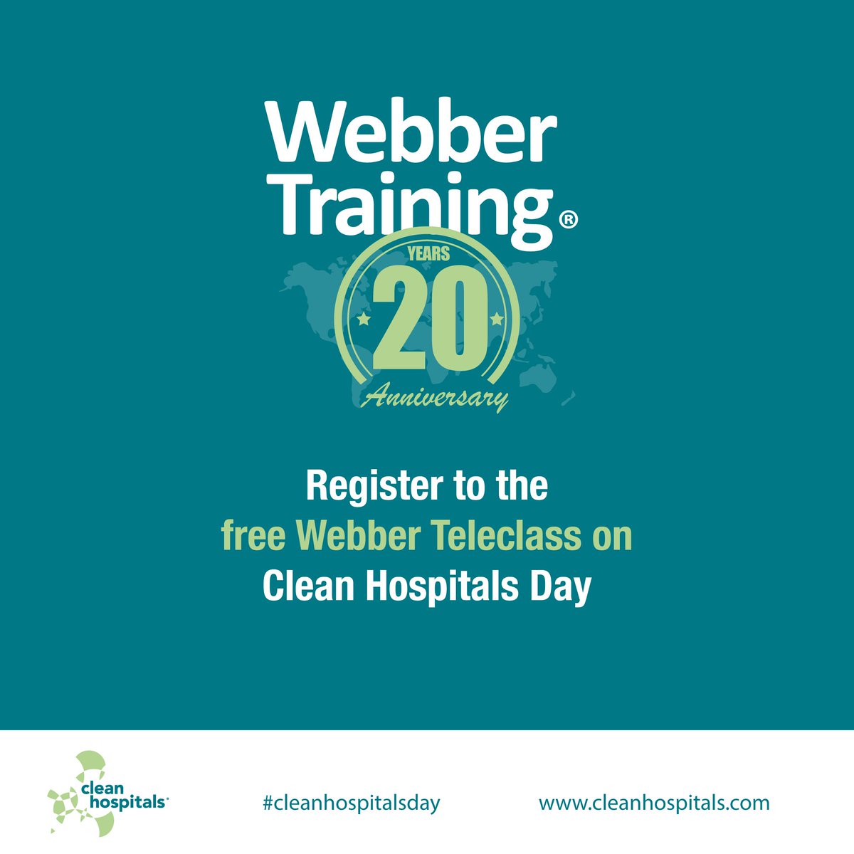 Clean_Hospitals's tweet photo. Register for the Webber Teleclass on 20th October to celebrate #CleanHospitalsDay
https://t.co/cGQq60CPOH
#IIPW https://t.co/4gelXvM6eQ