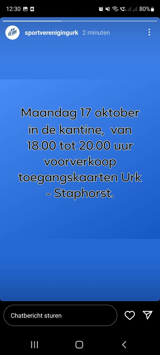 Sportvereniging Urk (@svurk) on Twitter photo 