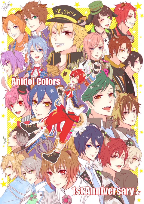 ショック受けてるんだけども、アニドルカラーズ…大好きでした…過去絵だけどこんな全員描きたい!全員好き!って思えた作品は初めてでした。これからも好きでい続けるので、またいつか、を待ってます!アニドル!碧叶!ずっと大好きだからね〜〜 