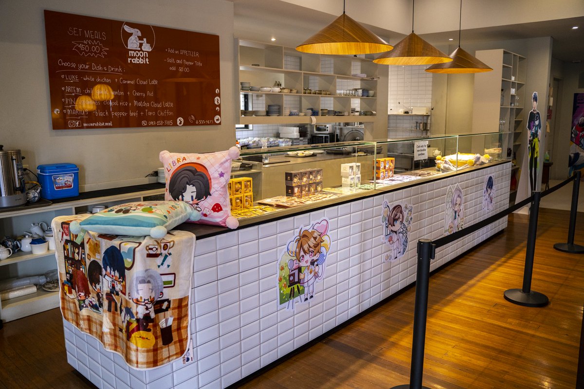 TearsofThemisEN's tweet photo. The HoYo FEST cafe is now in full swing. Don't miss the customized meals and various merchandise! 

Reservation will be open until 10/19. Check the website and reserve now: https://t.co/OM880a338Y

#TearsOfThemis #HoYoFEST https://t.co/9TVhBSuzgu