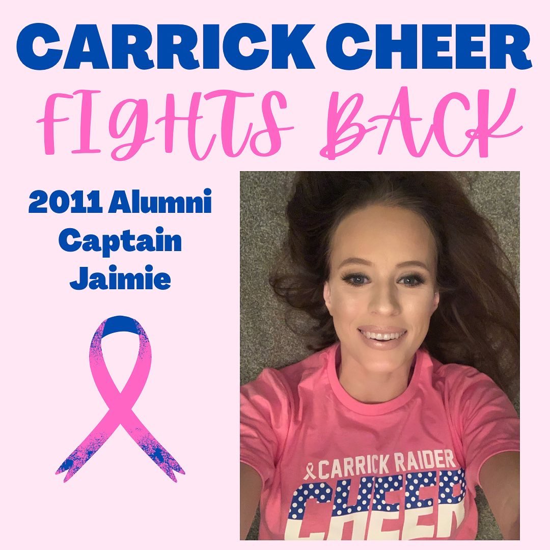 CarrickCheer's tweet photo. Carrick Cheer #FightsBack 💕 

#RaiderPride 💛💙 https://t.co/D2gHEWjyRt