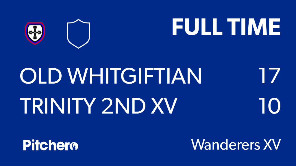 FULL TIME: Old Whitgiftian Wanderers 17 - 10 Trinity 2nd XV
#OLDTRI #Pitchero
pitchero.com/clubs/oldwhitg…