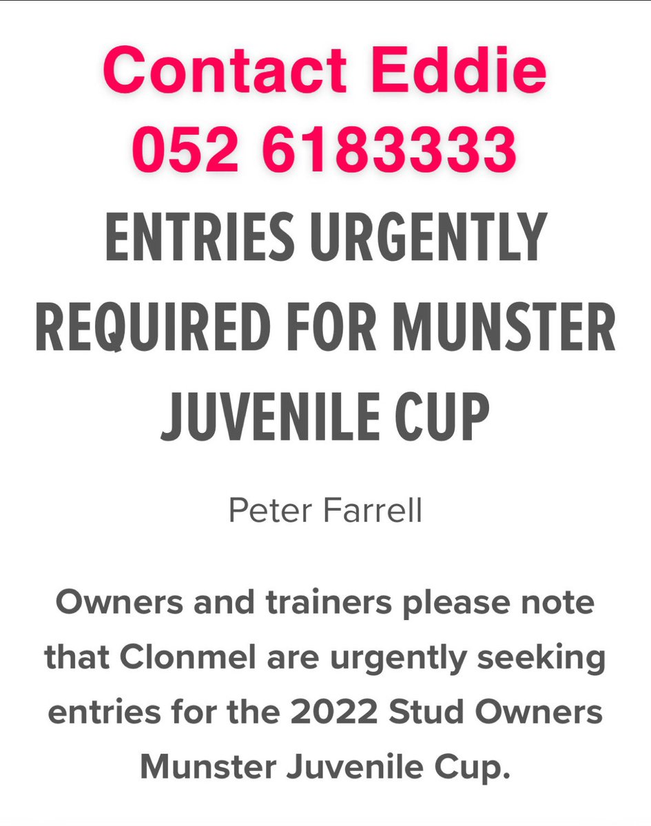 Clonmel Greyhounds (@clonmeltrack) on Twitter photo 