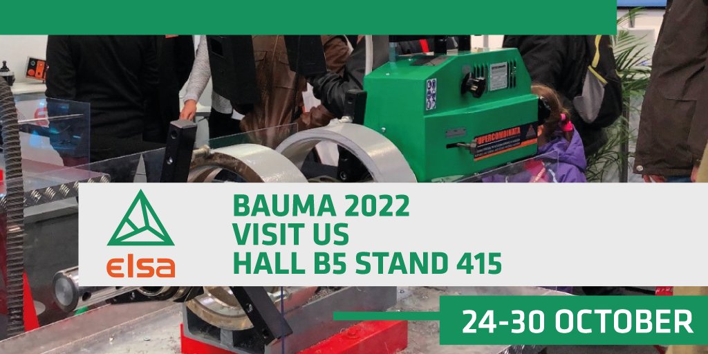 Elsa_srl's tweet image. Elsa will be exhibiting at the @baumaOfficial 2022. You will find us in hall B5 stand 415. Our technical experts will be on site demonstrating the capabilities of the #ElsaSupercombinata #LineBoringMachine. We look forward to seeing you there.