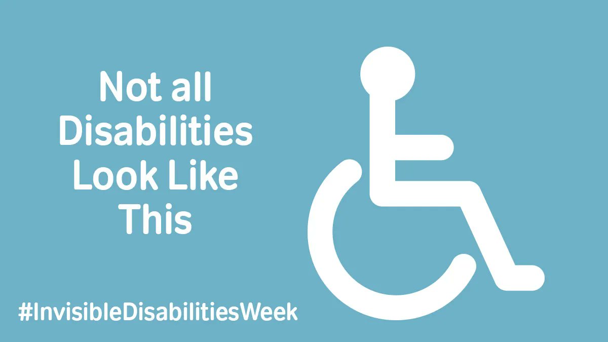 Not all disabilities are visible. This week is #InvisibleDisabilityWeek; raising awareness and education and giving those who suffer with an invisible illness the platform to share their experiences, challenges and triumphs