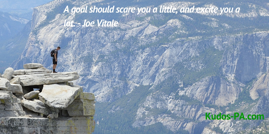 Kudos_PA's tweet photo. A goal should scare you a little, and excite you a lot. - Joe Vitale #entrepreneur #uksmallbusiness https://t.co/dyG7xaErEk