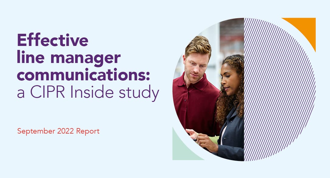 Happy Monday to all #internalcomms pros! This week we are hosting our online #linemanager communication discussion exploring findings from our latest research? 

There is still time to grab a place &amp; we would love to see you there!

cipr.co.uk/CIPR/Events/Ev…