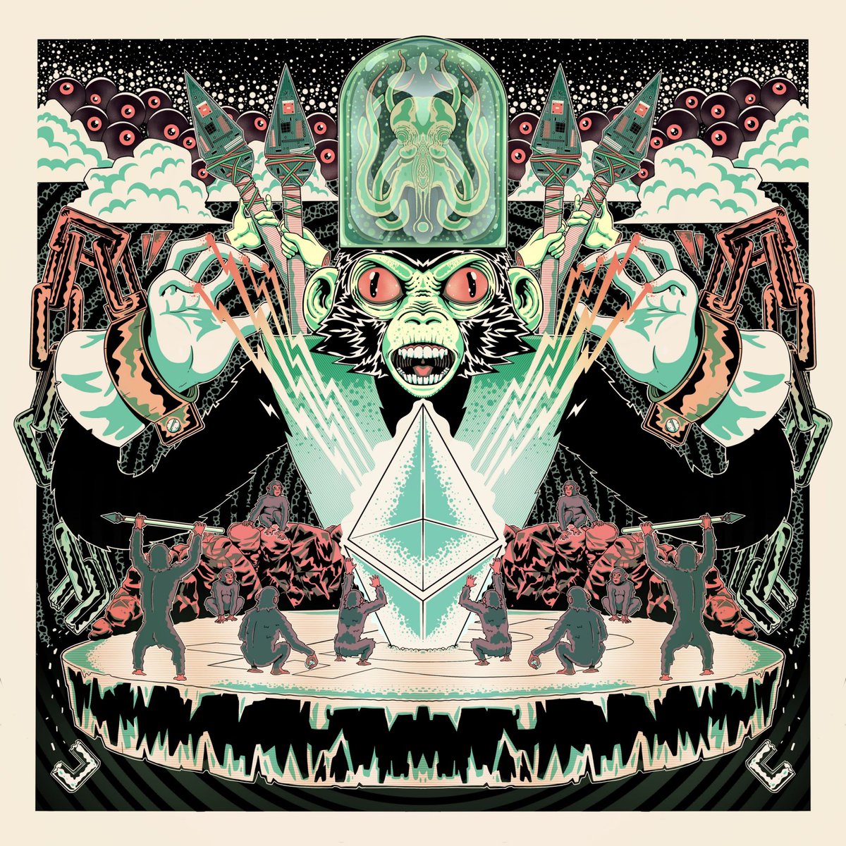 GM everyone🌺👁️🌺 "Another Monolith"  /2021