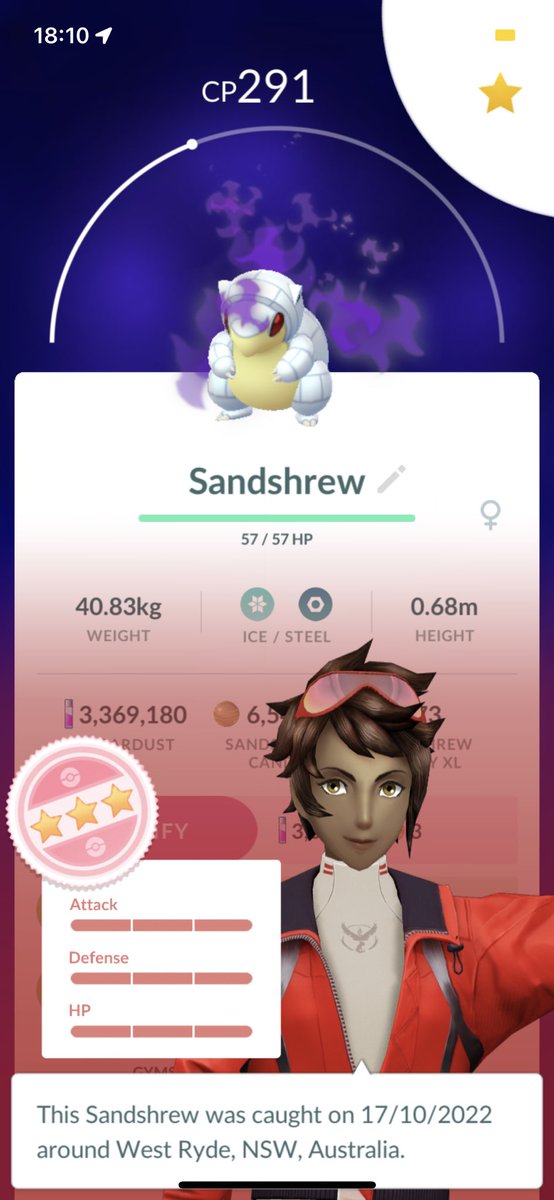 96_TomL's tweet photo. A very late #LitwickCommunityDay results post but I had an amazing time catching up with some good friends this weekend in Sydney CBD. 
Oh I also got this lil dude from my 6pm Rocket Balloon 😈
#PokemonGO https://t.co/Fnkd8SN7Zq