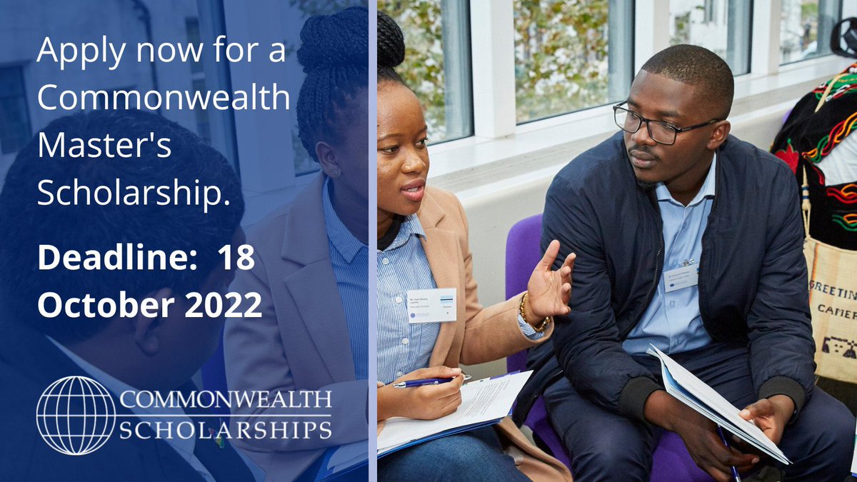 Apply now for a Commonwealth Master’s Scholarship before tomorrow’s deadline.
DHET is the Nominating Agency for South African citizens who wish to apply for this scholarship.

Follow the link below for more information 

internationalscholarships.dhet.gov.za/index.php/scho…