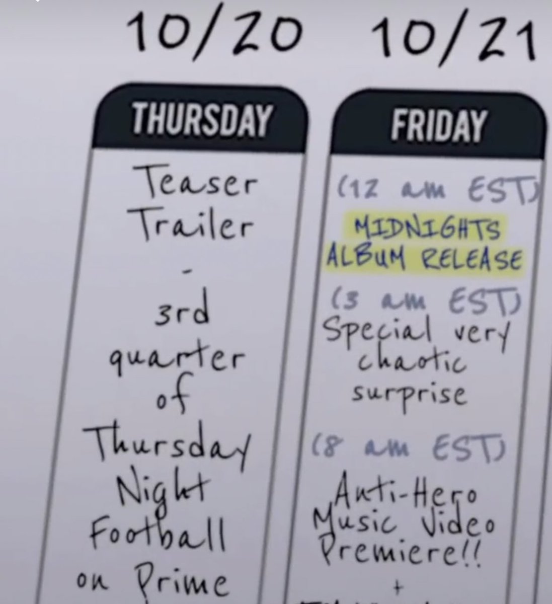 TS13ontour's tweet photo. 👀 | Nathan Hubbard, CEO of Ticketmaster, posts a cryptic message, possibly referencing Taylor’s schedule? https://t.co/kdOo2kkdyj