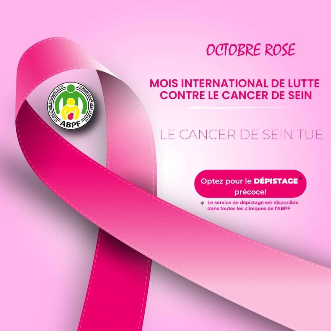Abpf_ippf's tweet photo. Démarrage ce jour de la campagne GRATUITE de dépistage du #CancerDuSein et du #cancerducoldeluterus dans toutes les cliniques @Abpf_ippf sur toute l'étendue du territoire national
@IPPFAR @MAJBenin @ab_benin @wasexo #OctobreRose2022 https://t.co/rcHfE4GTjH